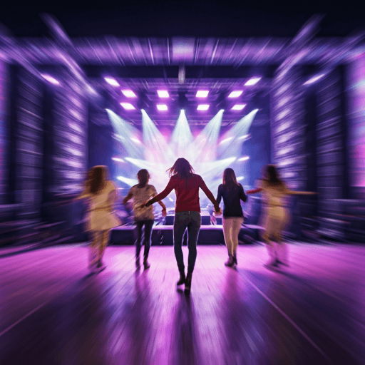 Dance festival background poster